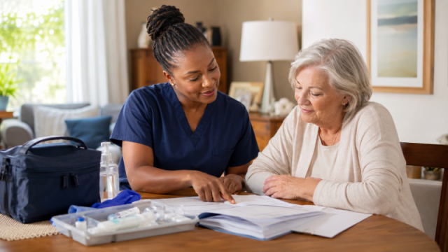 infirmière à domicile