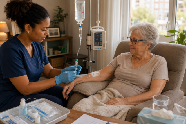 Perfusion à domicile à Etterbeek