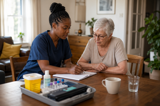 Infirmière à domicile